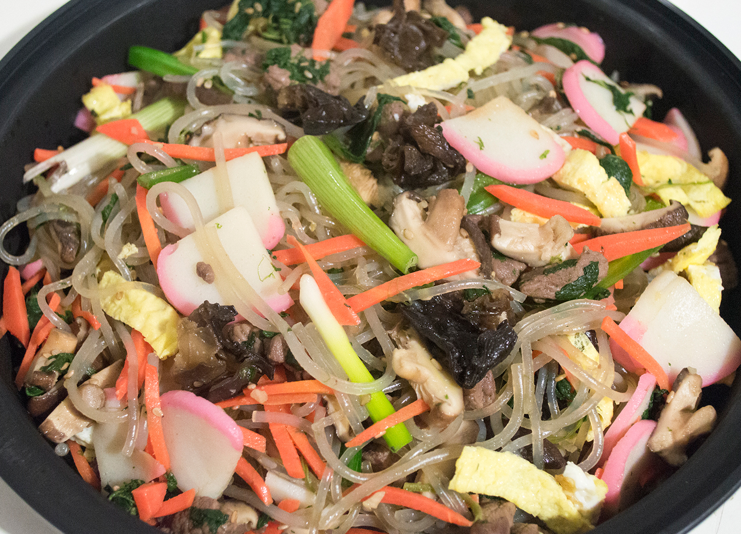 Glass Noodles with Beef and Vegetables - Japchae