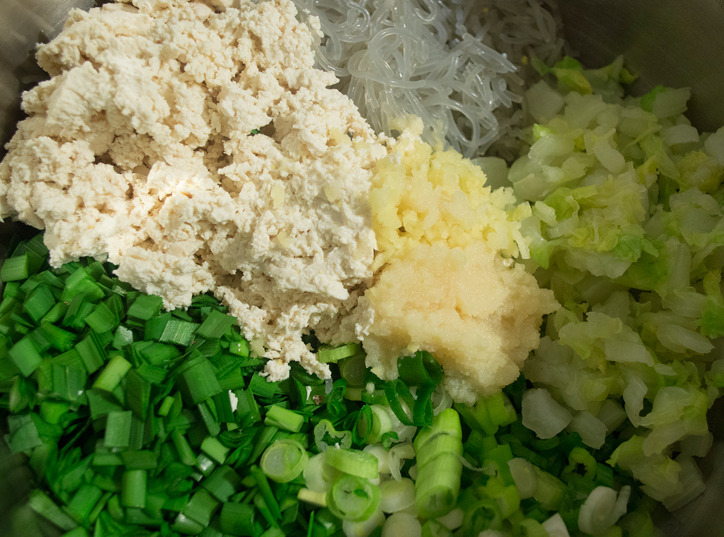 Mandu Filling - Vegetables and Starches