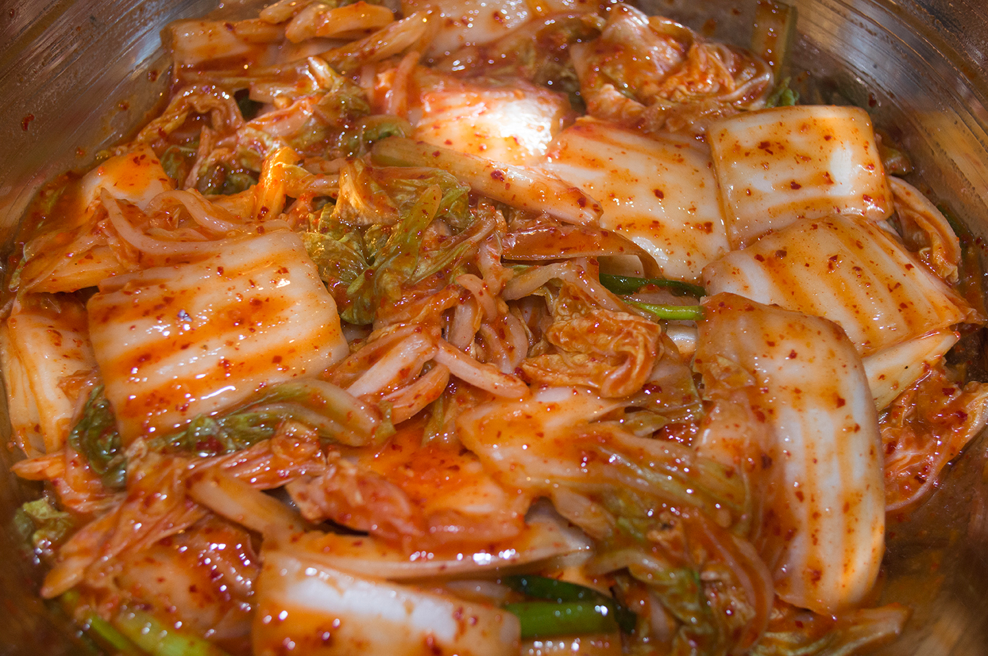 Bowl of Cabbage Kimchi