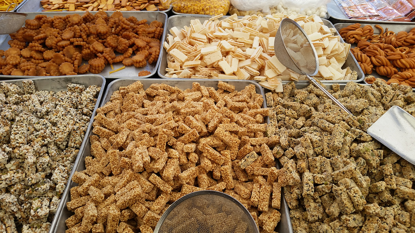 Korea Trip - Farmer's Market Snack Stall