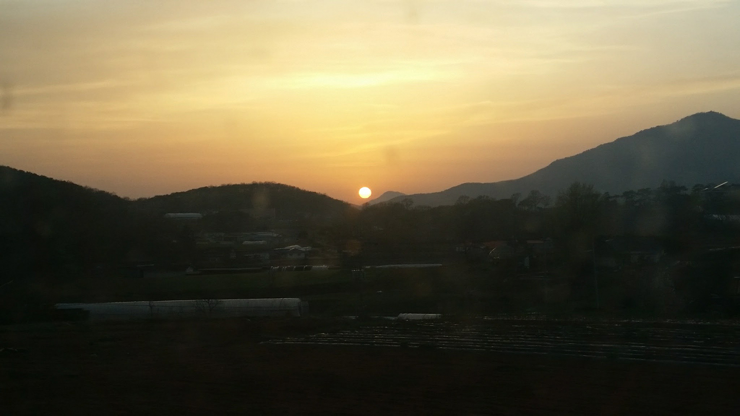 Korea Trip - Farmhouse Sunset