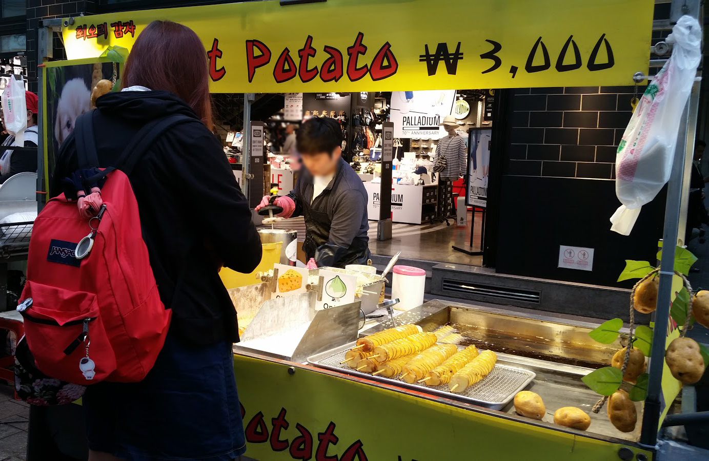 Korea Trip - Myeongdong Spiral Potato