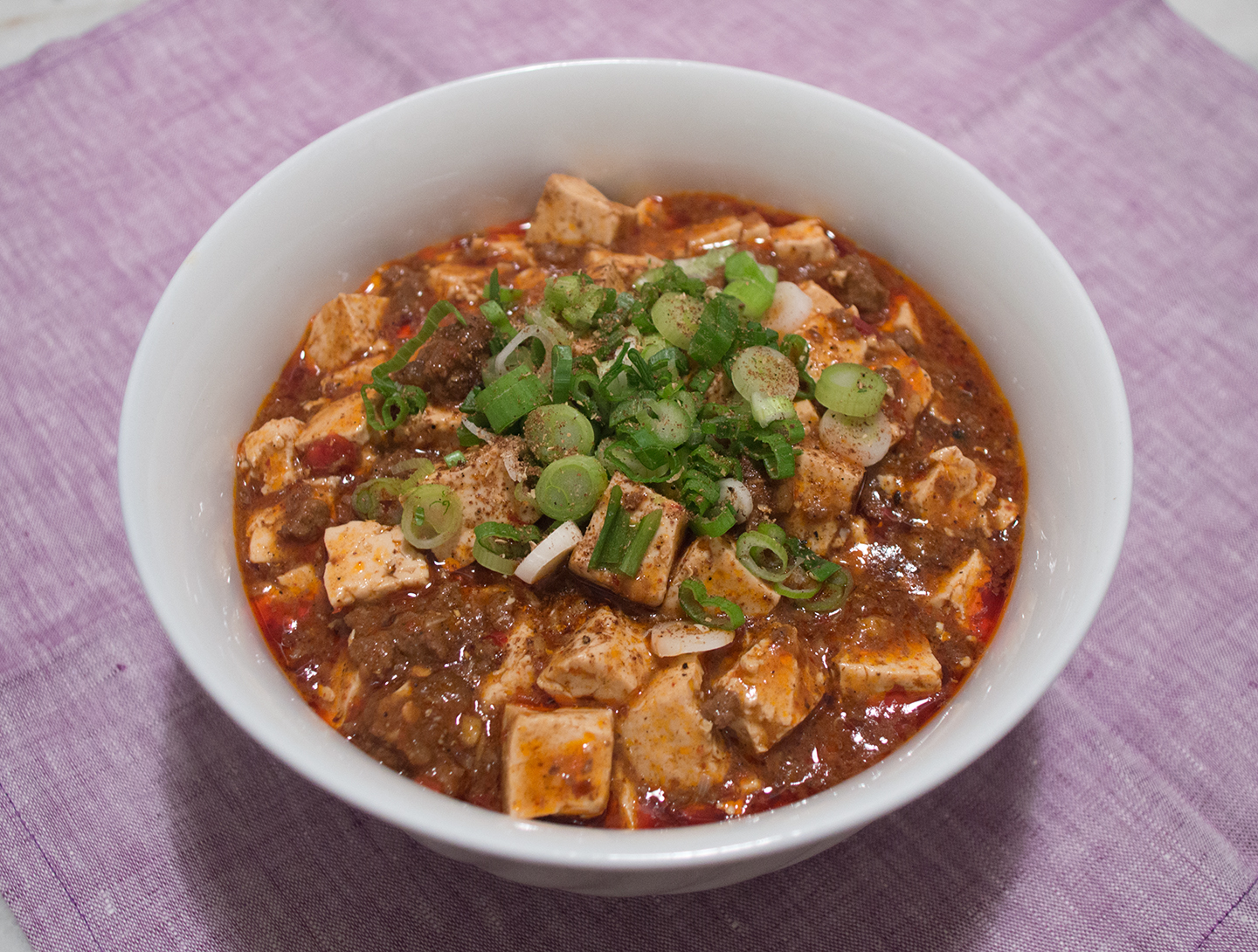 Mapo Tofu (麻婆豆腐) - Bean Curd in Spicy Sichuan Chili Sauce