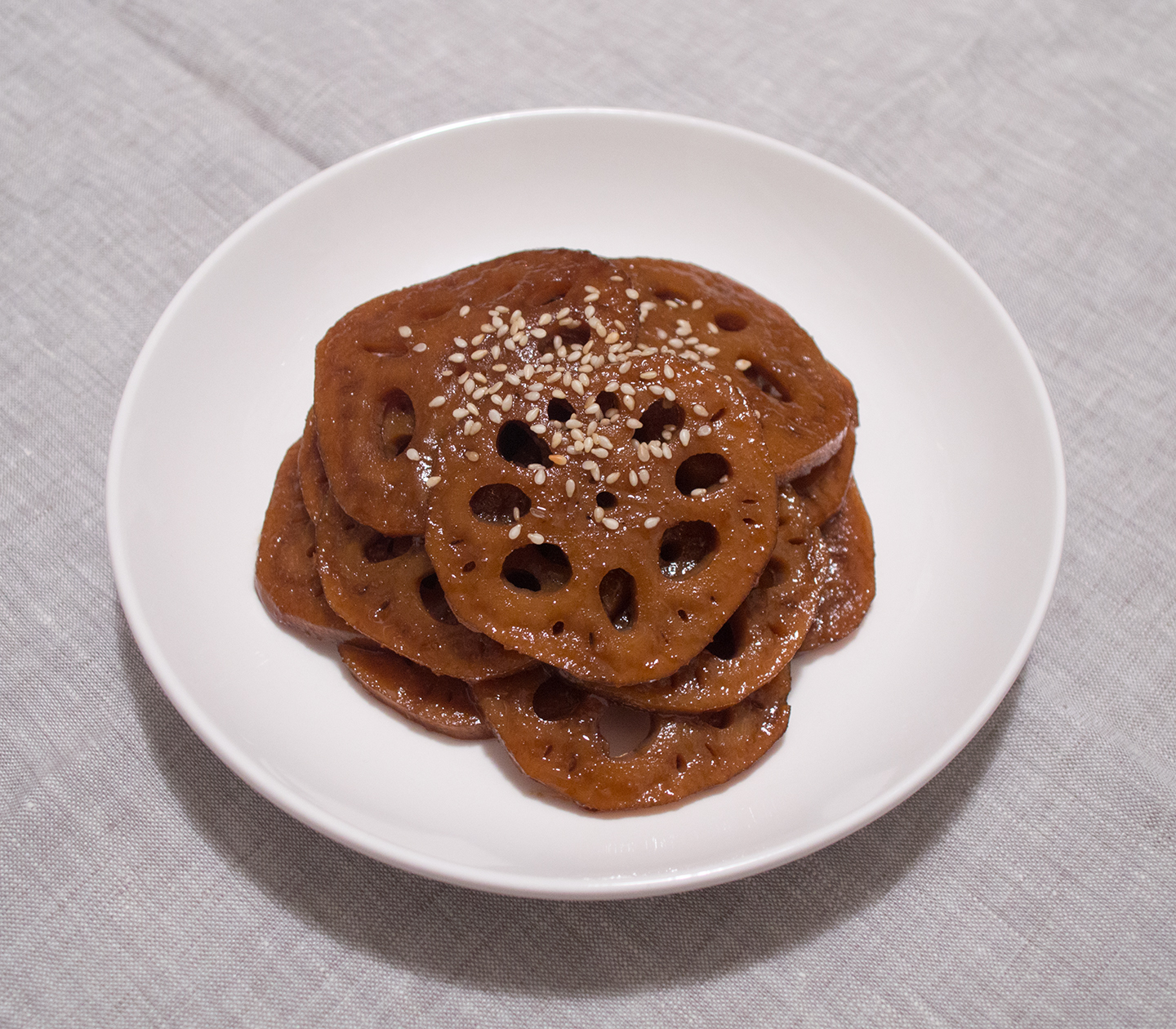 Yeongeun Jorim (연근조림) - Braised Lotus Root