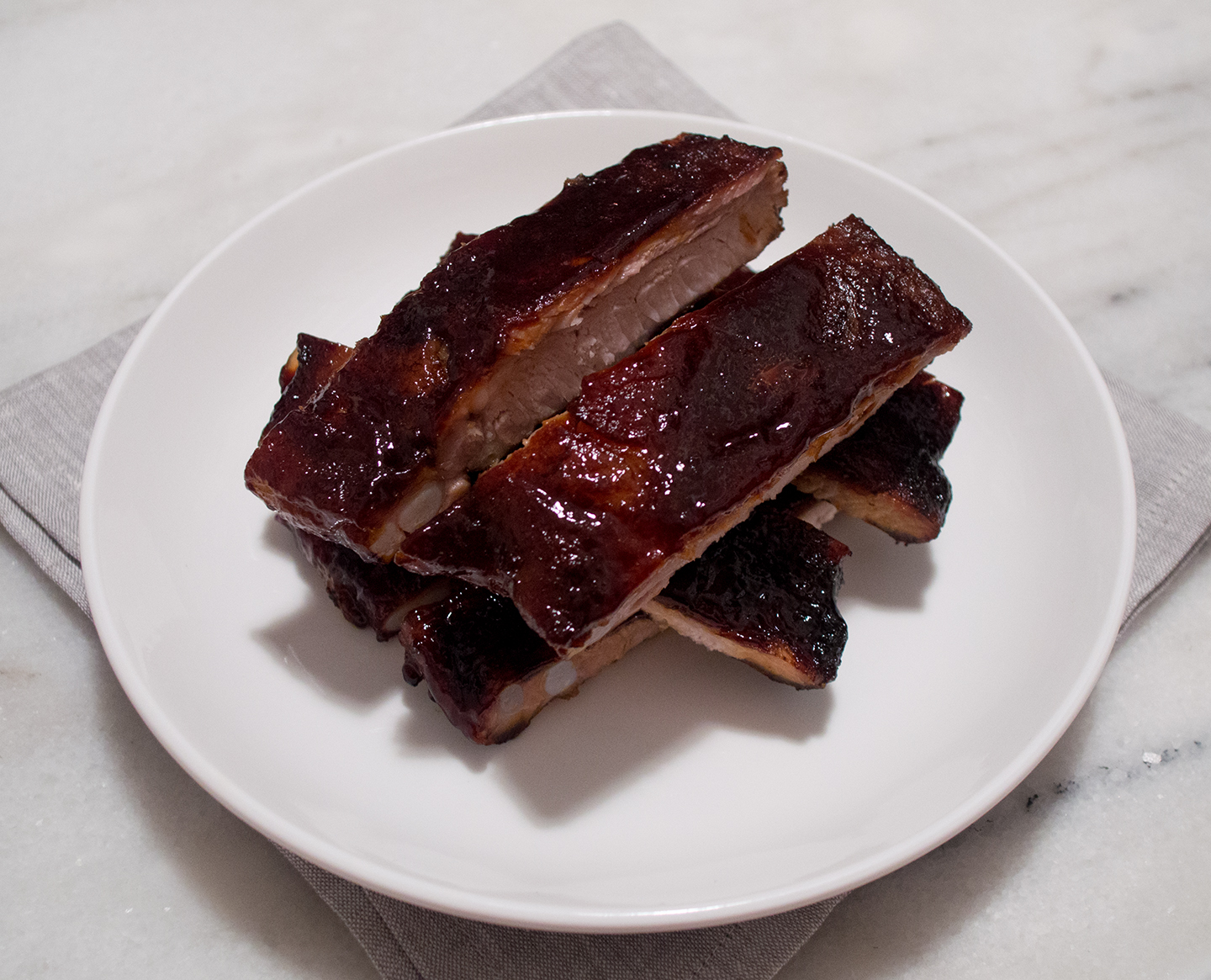 Slow-Baked Korean-Style Pork Ribs