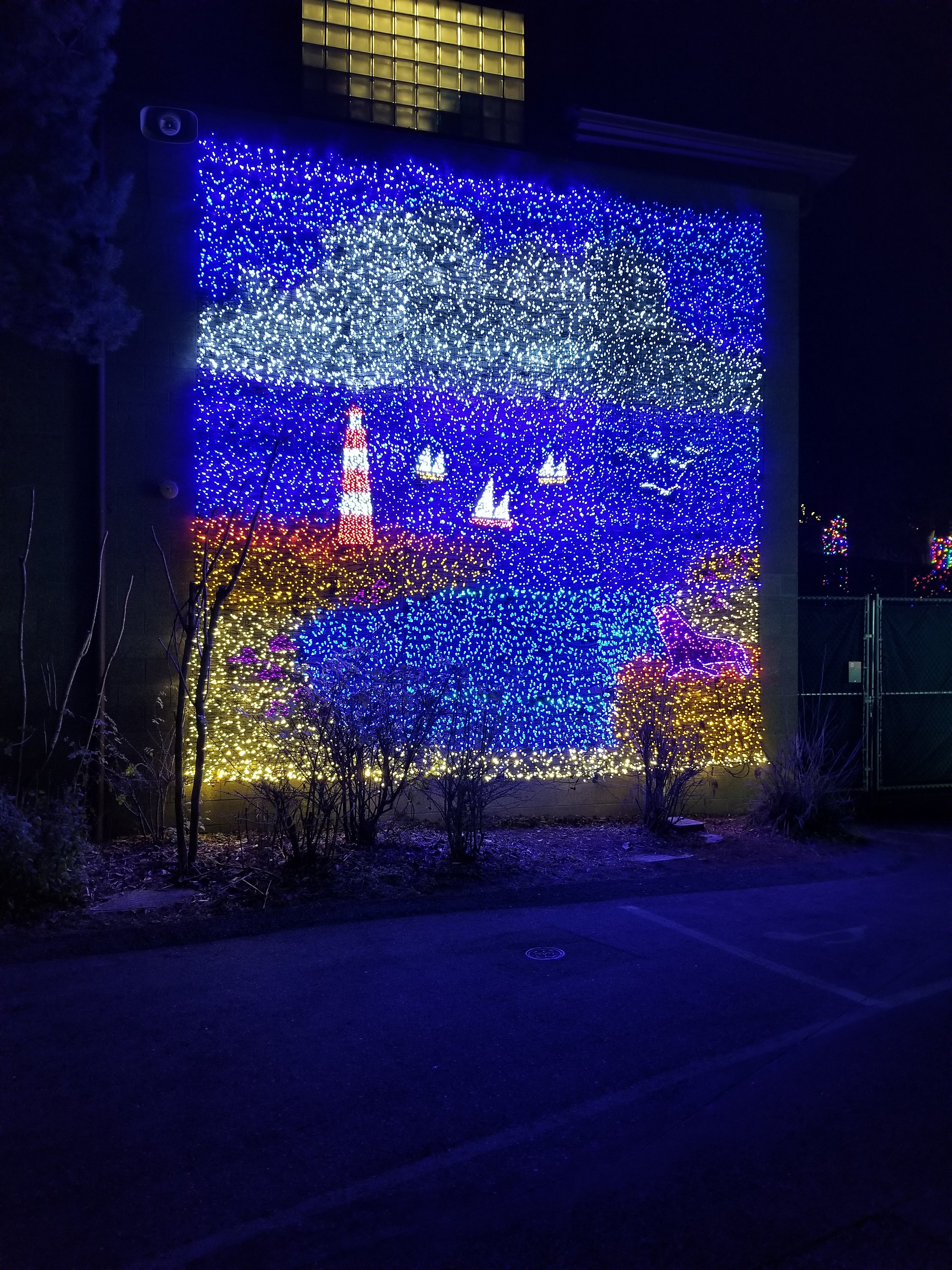 Thanksgiving Visit to Portland - Zoo Lights Coastline